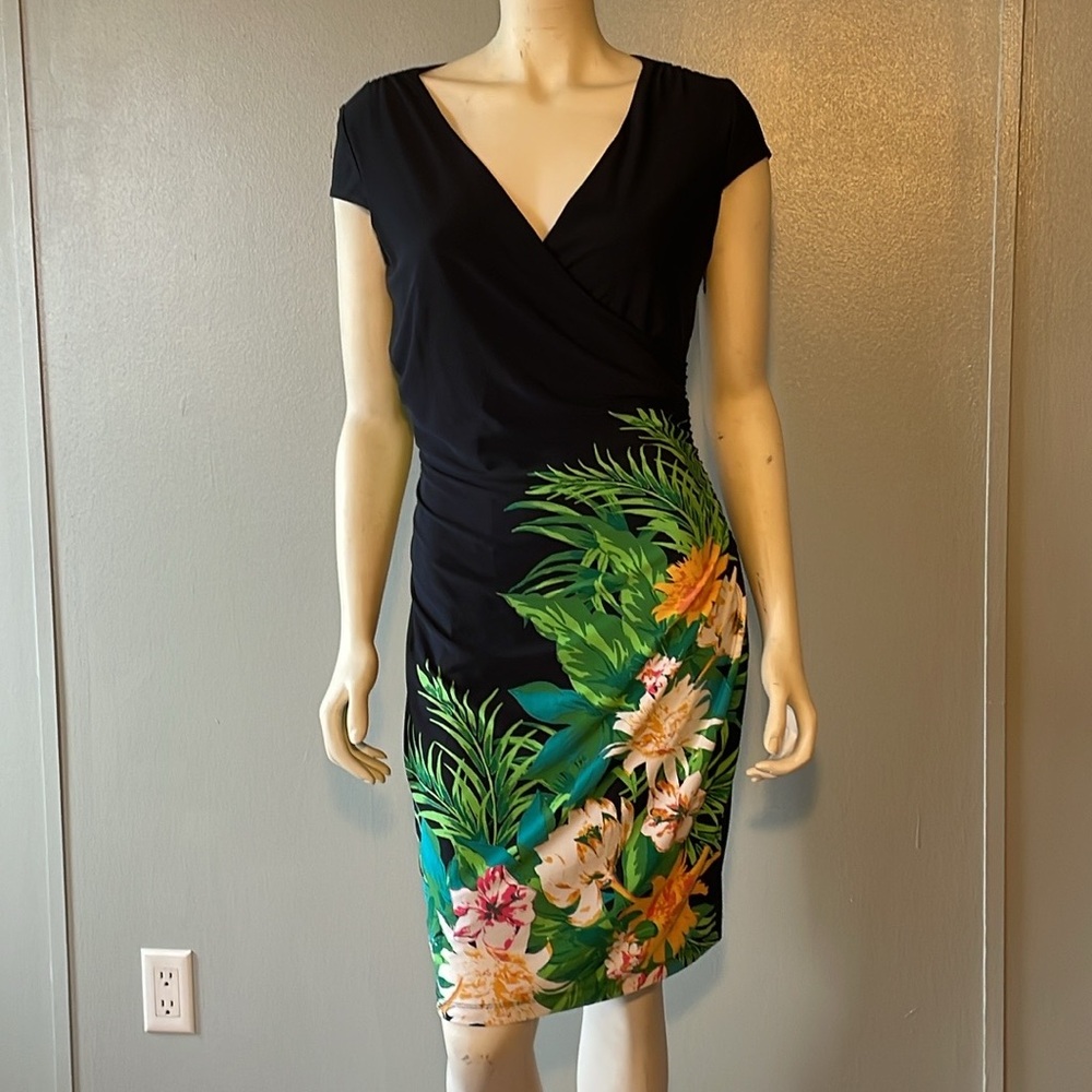 Peck and peck, floral dress.